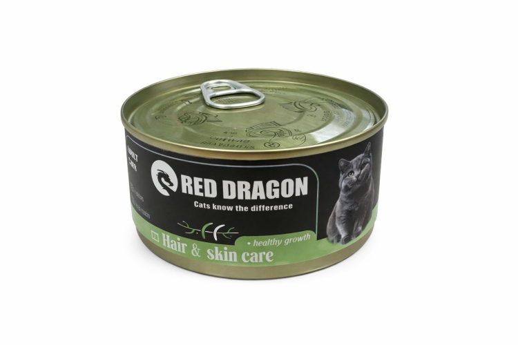 رد دراجون هير اند سكن دجاج وكود فش 