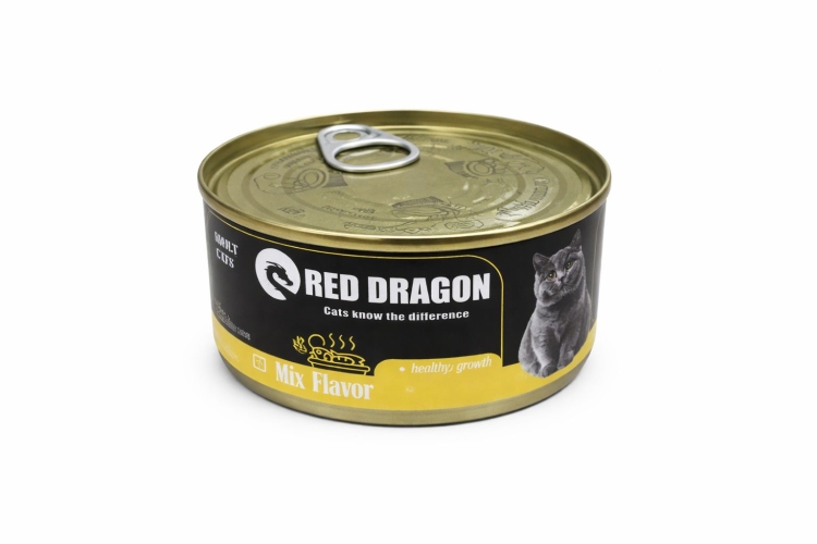 رد دراجون ميكس دجاج وتونا 