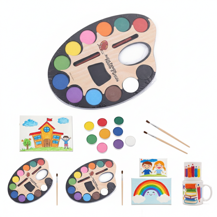 ألوان مائية