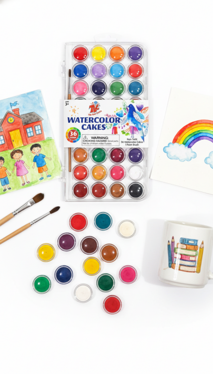 ألوان مائية