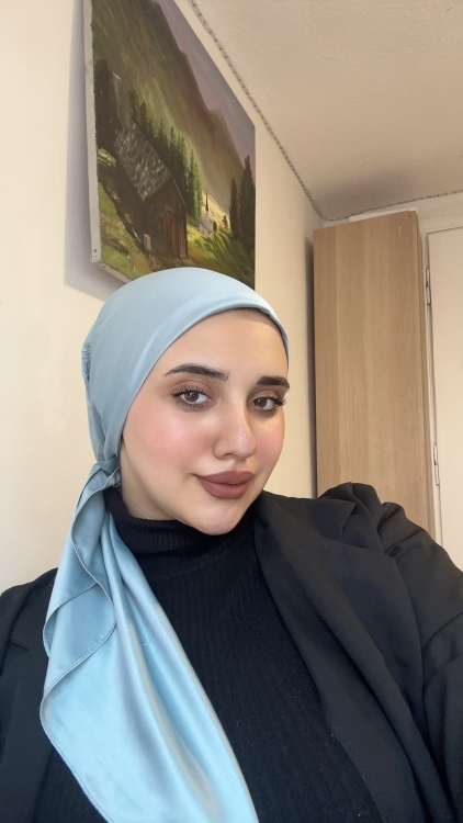 سكارڤ سادة فيروزي 