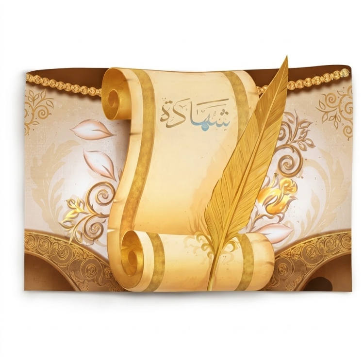 مغلف شهادة تقدير