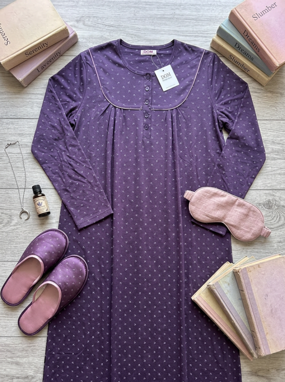 قميص نوم DOM محزز 3232