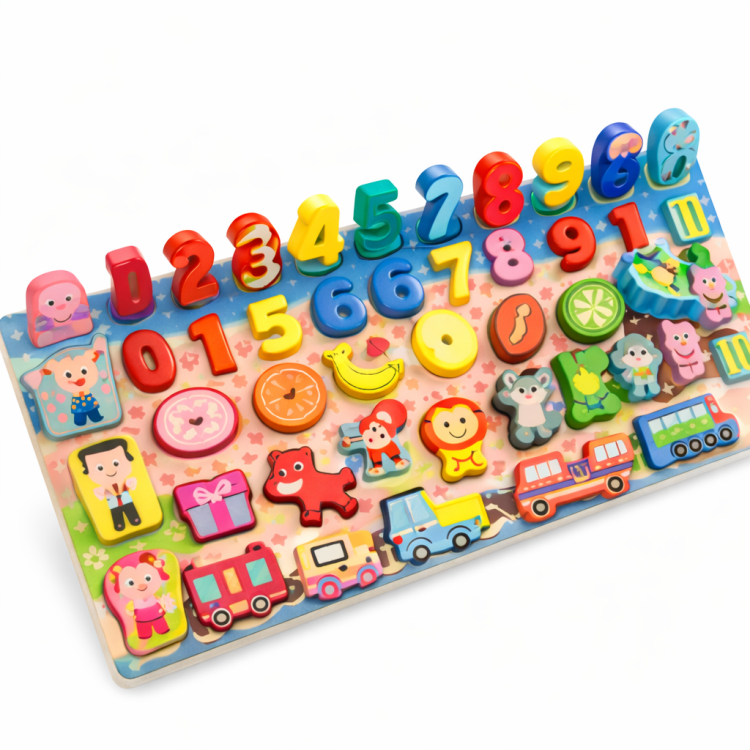 لوحة تعليمية خشبية