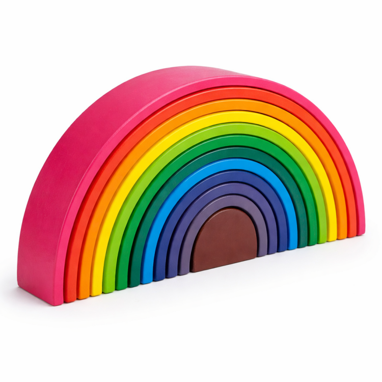 مجموعة مكعبات قوس قزح