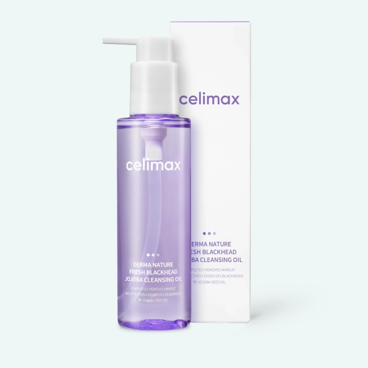 celimax derma nature fresh blackhead jojoba cleansing oil