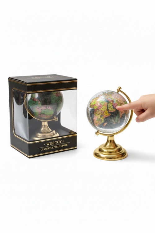 منظر على شكل كرة أرضية بلورية