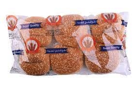 جواد خبز برغر جامبو 6 قطع