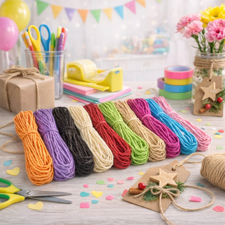 خيوط زينة ملونة 