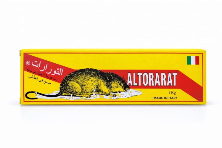 لاصق الفئران الايطالي الاصلي التورارات بحجم 135 غم 