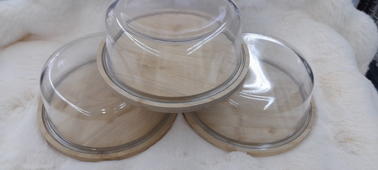 مضيفة معمول غطاء زجاج 