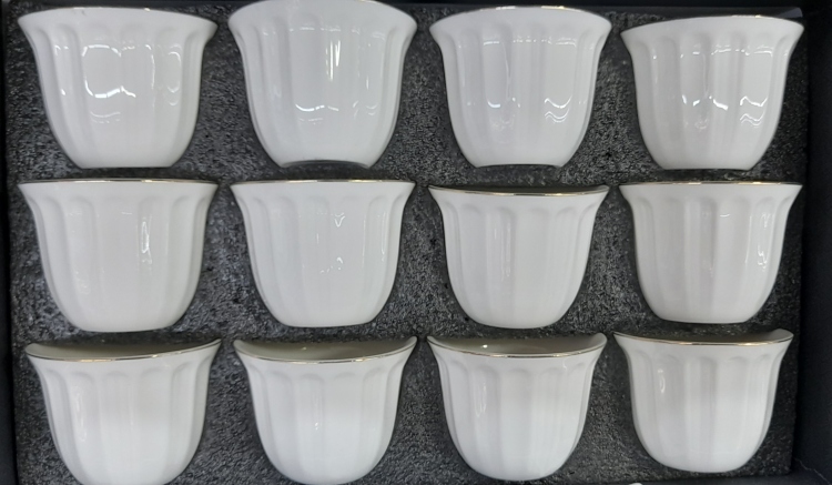 فتاجين قهوة سادة /12 قطعة