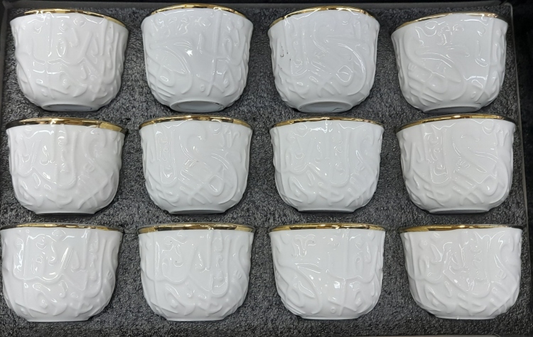 فتاجين قهوة سادة /12 قطعة