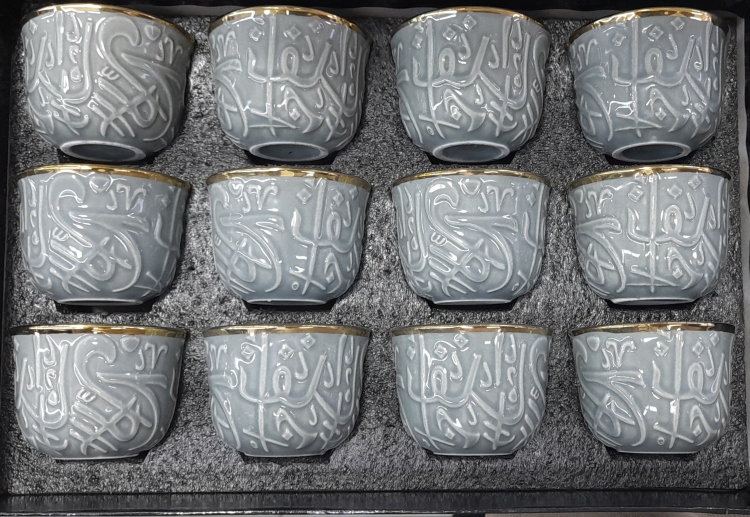 فتاجين قهوة سادة /12 قطعة