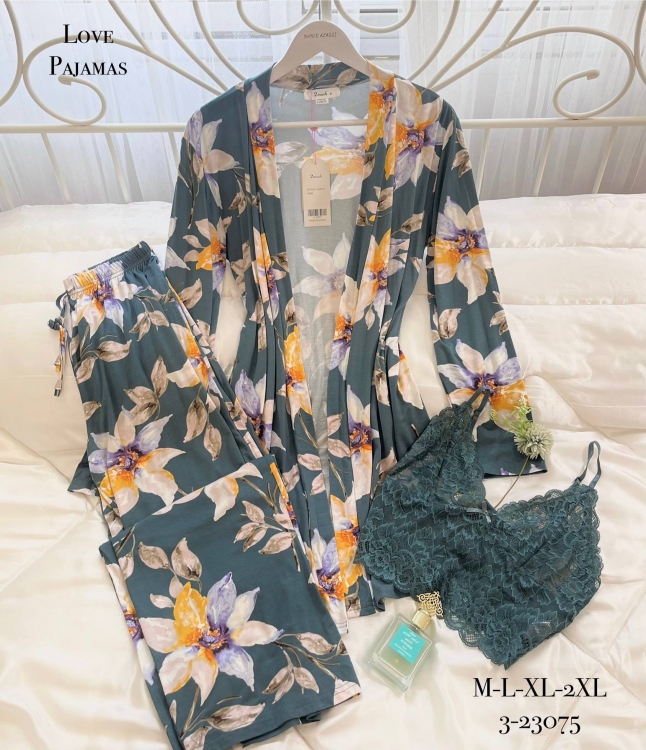 بيجامه 3 قطع 23075