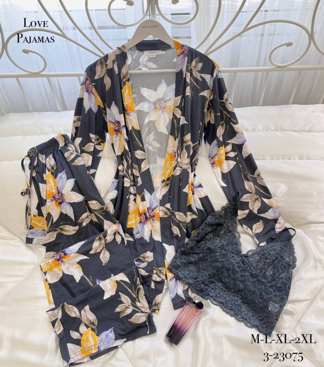 بيجامه 3 قطع 23075