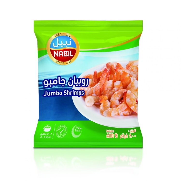 نبيل روبيان جامبو  400غ