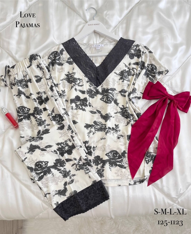 بيجامه فسيكوز قطن 1123