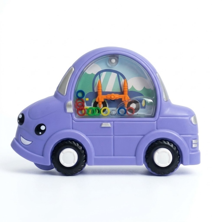 لعبة إدخال الحلقات على شكل سيارة