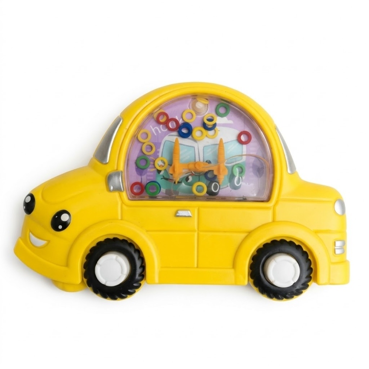 لعبة إدخال الحلقات على شكل سيارة