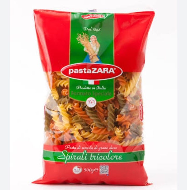 معكرونة باستازارا ملونه 500 غم 