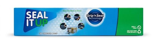 سيل ات اب اكياس حفظ طعام مع سحاب 30 كيس