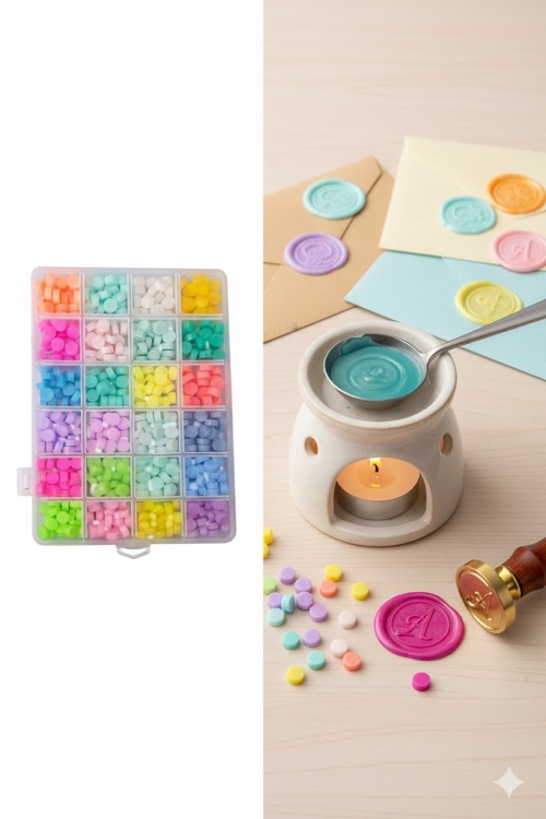 تشكيل شمع ألوان 