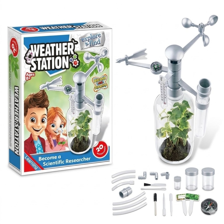 استكشاف محطة الطقس 