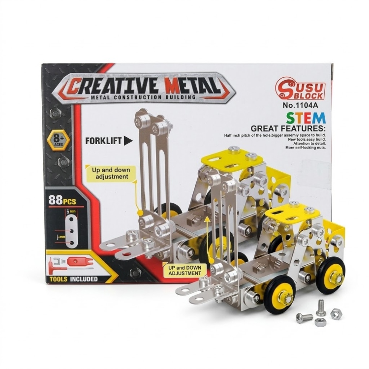 تركيب أشكال معدنية