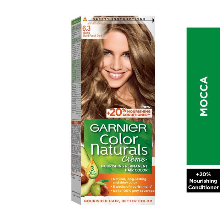 صبغة غارنييه كولور ناتشرلز بني قهوة درجة 6.3