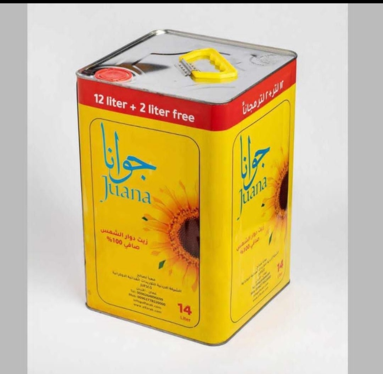 جوانا زيت شمس 12لتر 2 لتر مجانا