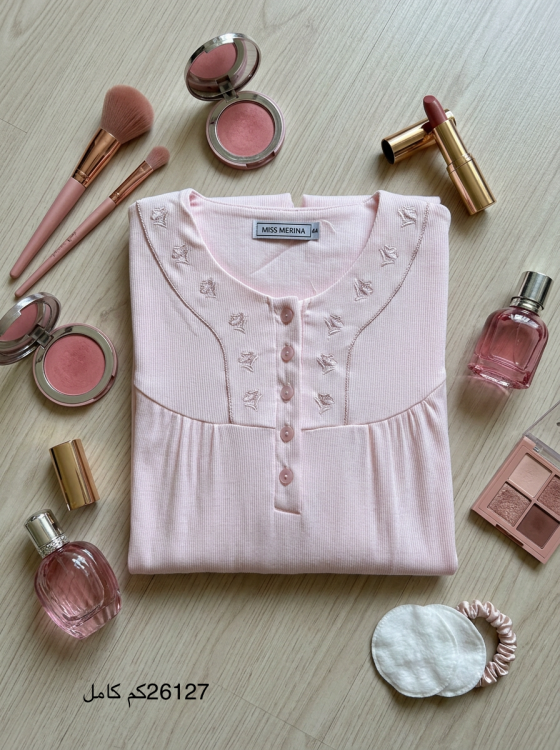 قميص نوم كم كامل مكسي 26127