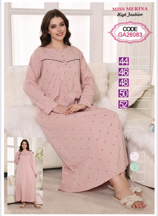 قميص نوم كم كامل  26083