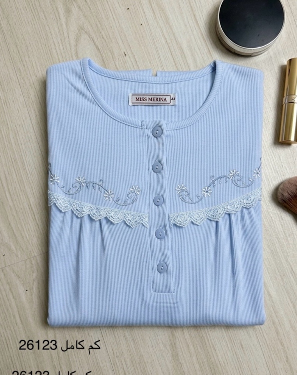 قميص نوم كم كامل  26123