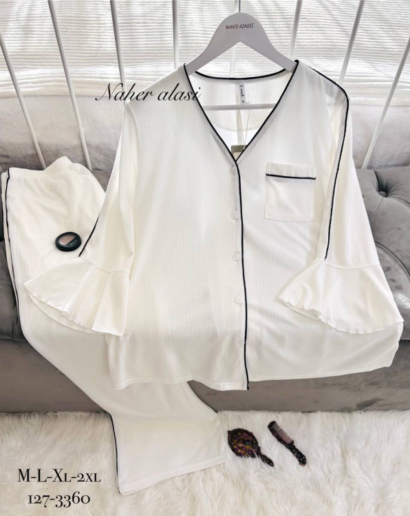 بيجامه محزز حمل ونفاس 3360