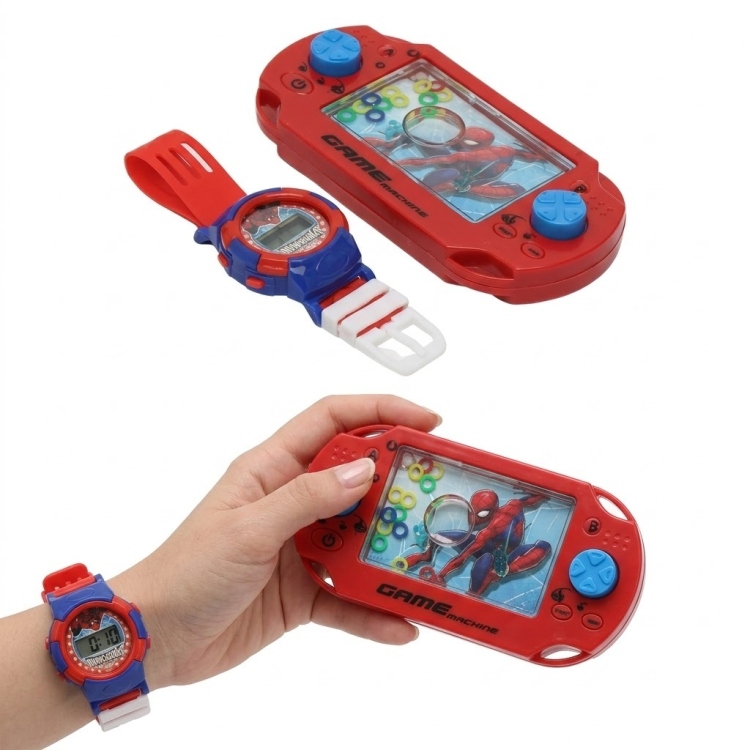 لعبة الحلقات مع ساعة