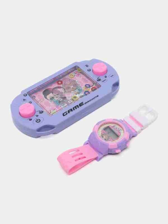 لعبة الحلقات مع ساعة