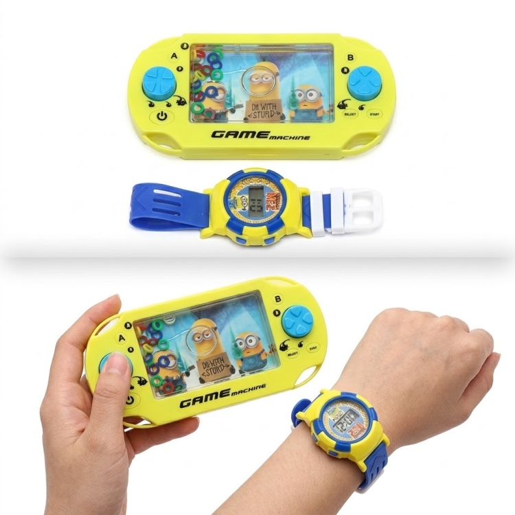 لعبة الحلقات مع ساعة