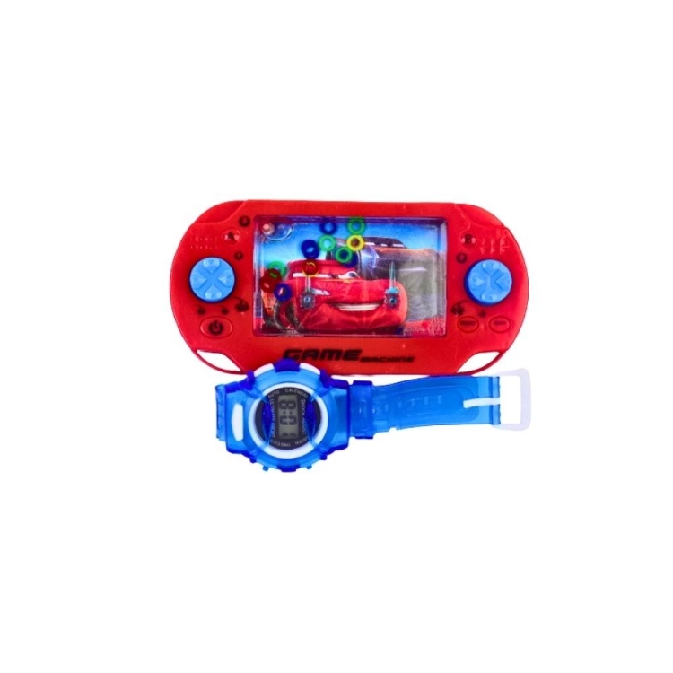 لعبة الحلقات مع ساعة