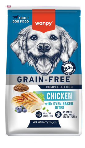 wanpy dog dry food 12kg  - chicken flavor 