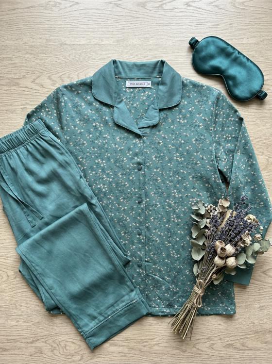 بيجامه قطن كم كامل  26050