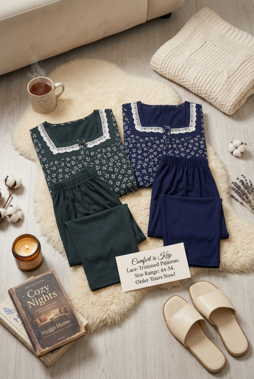 بيجامه قطن نص كم 140