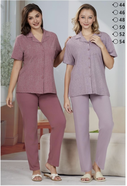 بيجامه قطن نص كم 134