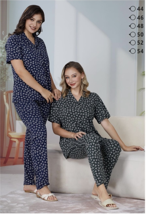 بيجامه قطن نص كم 137 