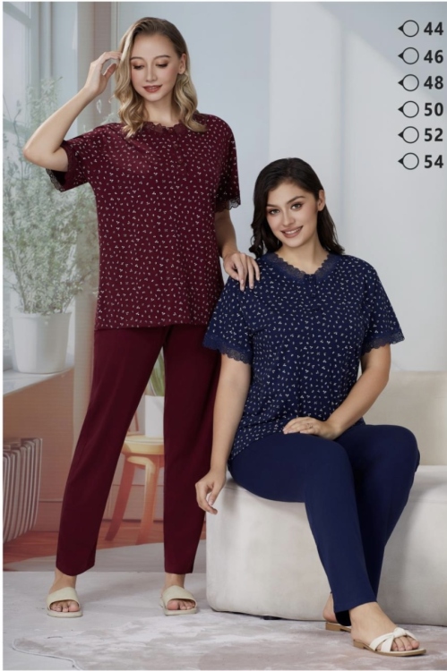 بيجامه قطن نص كم 108