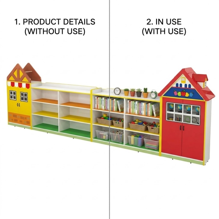 خزانة بشكل بيت