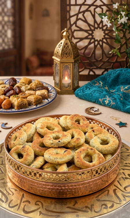 كعك اساور بزيت الزيتون نصف كيلو