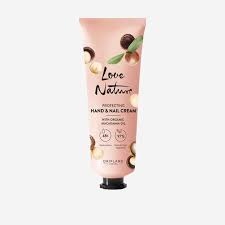 LOVE NATURE Protecting Hand & Nail Cream with Organic 41335    75ML