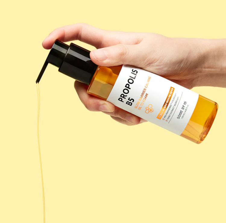 SOME BY MI, Propolis B5 Glow Barrier Calming Oil To Foam