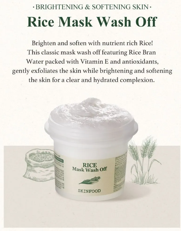 SKINFOOD, Rice Mask Wash Off